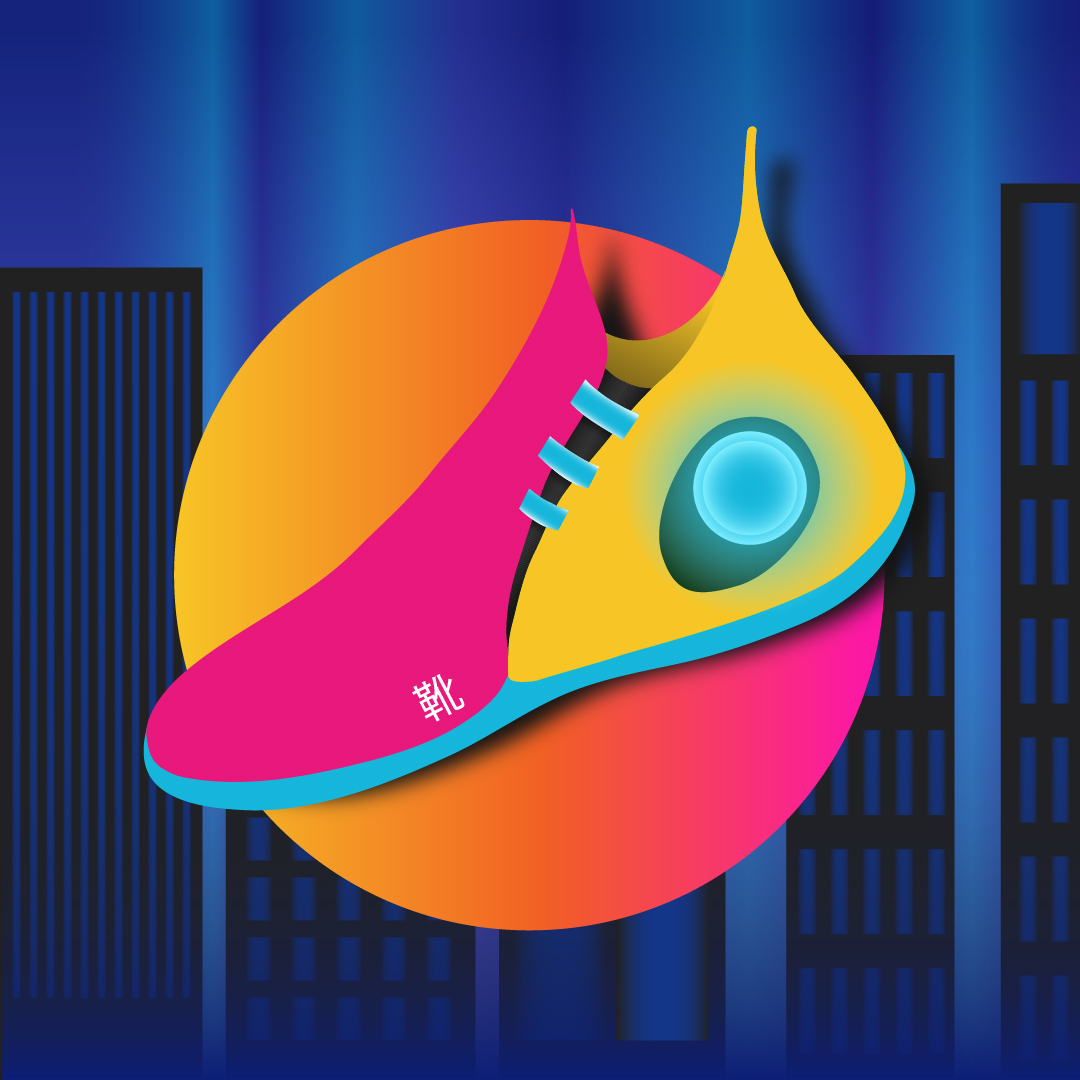 création d'une chaussure style cyberpunk sur illustrator